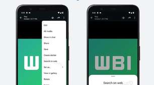 Nova função do WhatsApp vai permitir pesquisar imagens da galeria na internet, aponta site