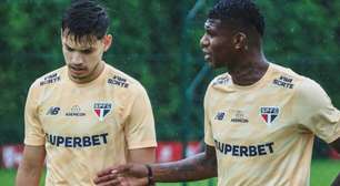 São Paulo: Arboleda leva pancada em treino e vira dúvida contra o Athletico-PR