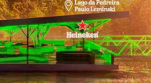 'Floating Bar', o bar flutuante da Heineken, chega a Curitiba para temporada na Pedreira Paulo Leminski