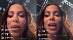 Anitta se revolta com fã ao ter trabalho atacado em live: 'Custou uma coxinha'