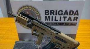 Fuzil calibre 556 é apreendido pela Brigada Militar no RS