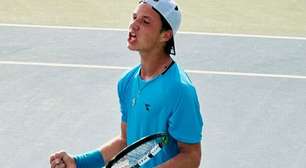 Capixaba Victor Pignaton, de 14 anos, atinge a final do ITF de Bridgetown, em Barbados