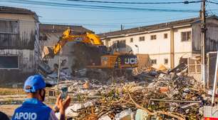 Equipes dos bombeiros encontraram 11 botijões de gás em local de explosão em Maceió