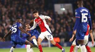 Martinelli marca, mas Arsenal fica no empate com o Chelsea