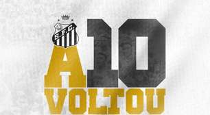 Santos anuncia volta da camisa 10; entenda