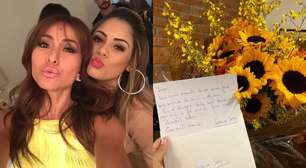 Lexa recebe carta escrita por Sabrina Sato sobre gravidez: 'Com muito carinho'