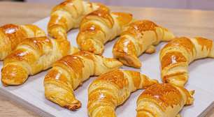 Croissant caseiro, uma receita clássica da França, direto na sua cozinha!