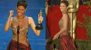 Halle Berry brilha na Arábia Saudita ao reciclar icônico vestido do Oscar de 2002; veja!