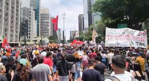 Manifestação contra escala 6x1 reúne Erika Hilton e Boulos na Av. Paulista