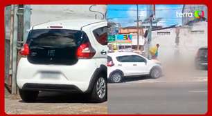 Carro passa por cima de corpo esquartejado em Salvador (BA)