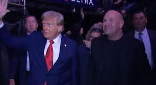 Donald Trump rouba a cena com presença ao lado de Dana White no UFC 309