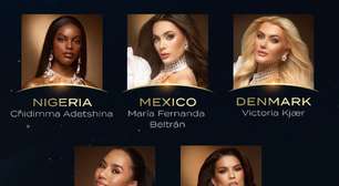 Top 5 do Miss Universo 2024 contempla continentes; veja quem são