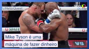 Mike Tyson prova que é mesmo uma máquina de fazer dinheiro