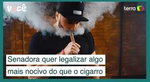 Senadora quer legalizar vape, muito mais nocivo do que cigarro