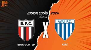 Botafogo-SP x Avaí: onde assistir, escalações e arbitagem