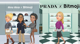 Snapchat lança parceria inédita com Prada e Miu Miu para personalização de Bitmojis