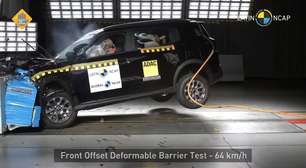 Latin NCAP: Citroën C3 Aircross derrapa em teste de segurança com zero estrela