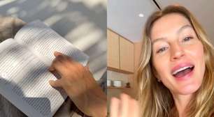 Grávida, Gisele Bundchen surge em mensagem misteriosa: 'Não existe manual'