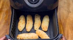 Biscoito de polvilho na air fryer vai te surpreender de como fica gostoso