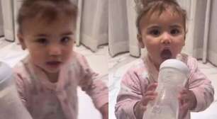 Filha de Neymar aparece descabelada, encanta a web e arranca risadas do pai