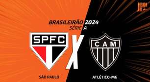 São Paulo x Atlético-MG: onde assistir, escalações e arbitragem