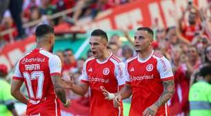 Wesley comanda goleada do Internacional sobre o Bragantino