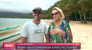 Filho mais novo de Ana Maria Braga surpreende e aparece no programa da mãe