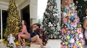 Natal com muito luxo, amor e boas memórias: 20 fotos de árvores de Natal de famosos para montar a sua o quanto antes!