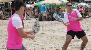 Nona etapa do Circuito Fairmont na Praia de Copacabana define classificados para o Rei e Rainha do Beach Tennis do RJ