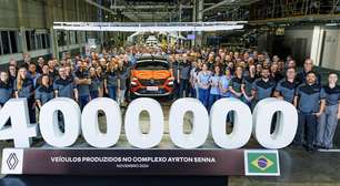 Renault atinge a marca de 4 milhões de carros feitos no Brasil