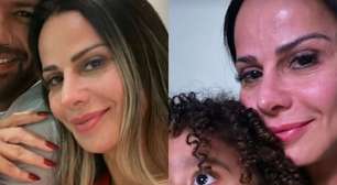 Em família, Viviane Araújo se declara em rara aparição com o marido e filho: 'Tem mais'