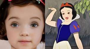 Princesas da Disney na vida real: Como seria a versão criança de personagens icônicas como Moana e Branca de Neve?