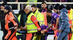 Jogador da Fiorentina tem mal súbito em campo durante partida contra Inter; veja
