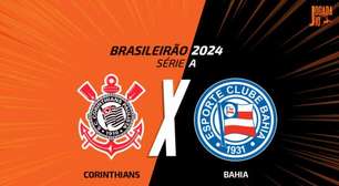 Corinthians x Bahia: onde assistir, escalações e arbitragem