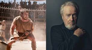 "Maior do que qualquer coisa": Ridley Scott compara Gladiador 2 a outros sucessos de sua carreira