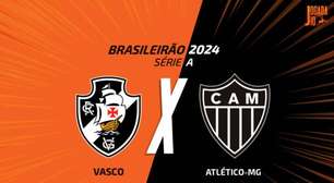 Vasco x Atlético-MG: onde assistir, escalações e arbitragem