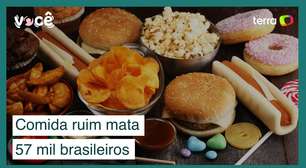 Comida ruim mata 57 mil brasileiros e custa R$ 10 bi por ano