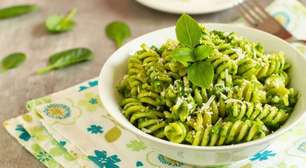 Macarrão com aspargo e molho pesto: é fácil de fazer e delicioso