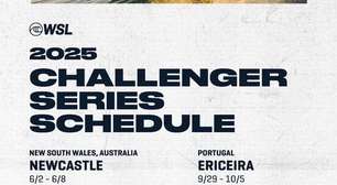 WSL anuncia calendário do Challenger Series 2025