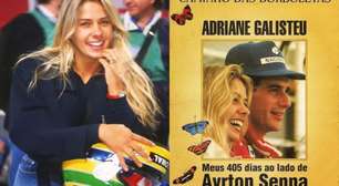 Minissérie "Senna" impulsiona buscas por livro de Adriane Galisteu