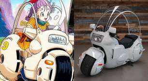 Se você é um grande fã de Dragon Ball, pode comprar a motocicleta real de Bulma e dirigi-la pela cidade