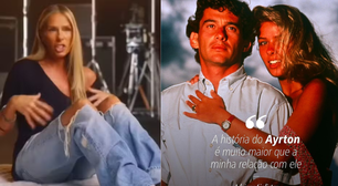 Adriane Galisteu relembra presente especial de Ayrton Senna