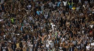 Ingressos esgotados! Botafogo terá casa cheia contra o São Paulo