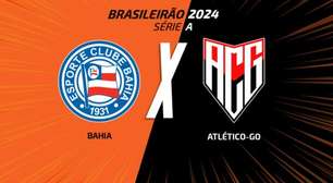 Bahia x Atlético-GO: onde assistir, escalações e arbitragem