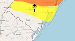 Sábado de alerta meteorológico para o Rio Grande do Sul