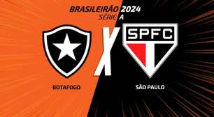 Botafogo x São Paulo: onde assistir, escalações e arbitragem