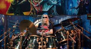 Baterista do Iron Maiden anuncia aposentadoria de turnês; show de despedida será neste sábado em SP