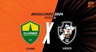 Cuiabá x Vasco: onde assistir, escalações e arbitragem