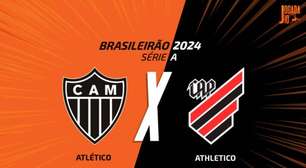 Atlético-MG x Athletico-PR, AO VIVO, com a Voz do Esporte, às 14h30