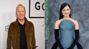 A bizarra ocasião em que Michael Keaton e Jenna Ortega se conheceram pessoalmente